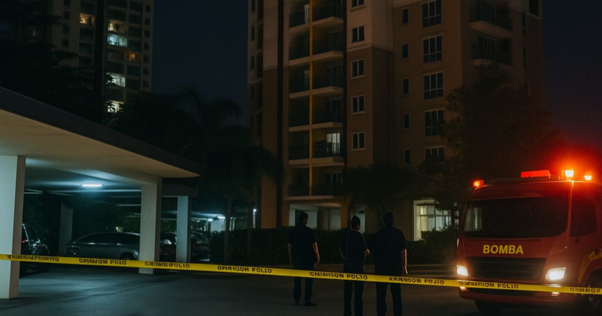 Pregnant woman falls to her death from 28th floor