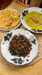 Pucuk ubi tumis bunga kantan lauk penambah selera