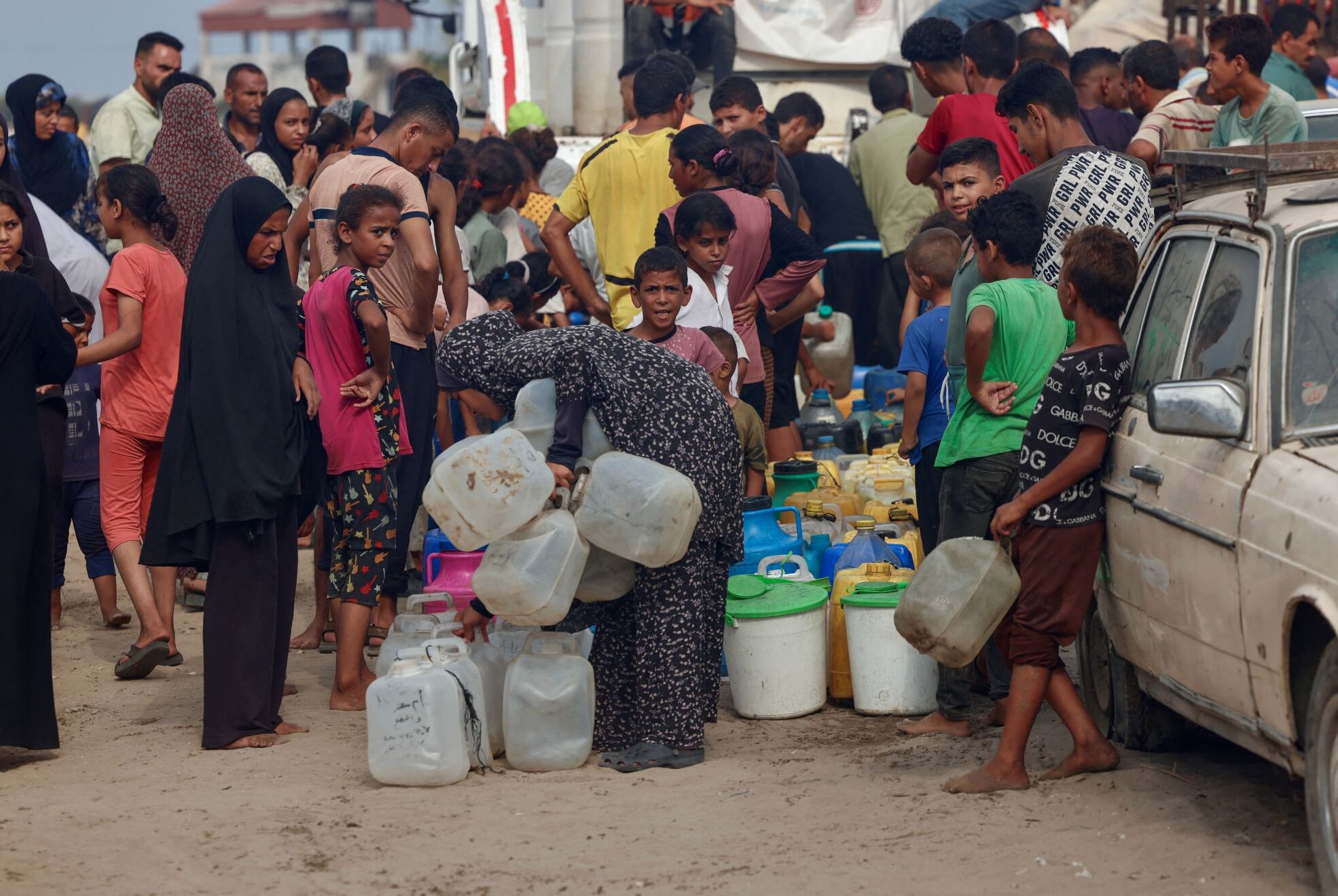 Rakyat Gaza terpaksa tunggu hingga enam hari untuk dapat air bersih