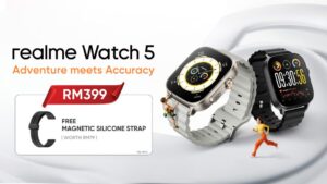 Realme Watch 5 Boleh Didapati Di Malaysia Pada RM399