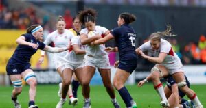 Record-breaking England crush Scotland to reach Women's Rugby World Cup semi-finals