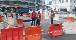 Repairs to Penang sinkhole to take 5 days, says IWK