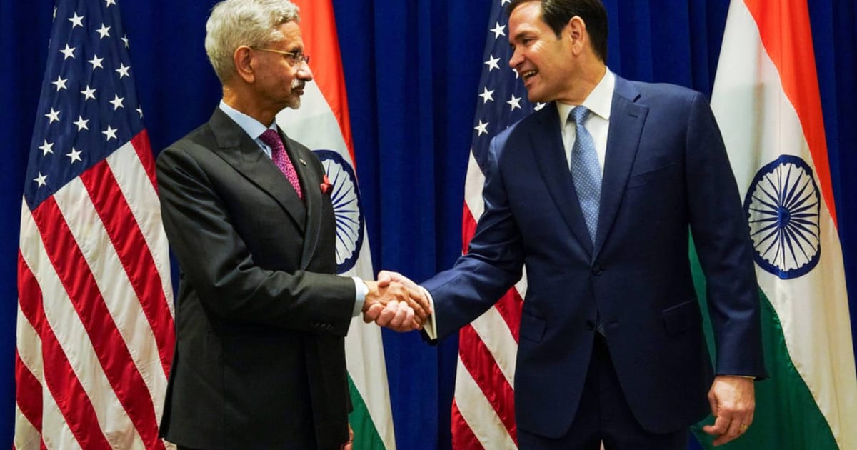 Rubio stresses importance of India ties after Trump visa blow