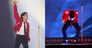 #SHOWBIZ: Taiwanese singer Jam Hsiao splits pants on stage
