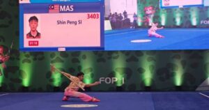 Shin Peng wins world wushu gold for Malaysia