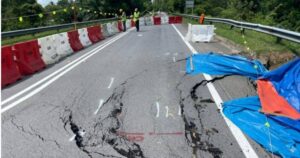 Sinkhole forces closure of FT008 route from Gua Musang to Kota Baru