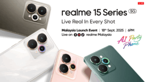 Siri Realme 15 Bakal Dilancarkan Di Malaysia Pada 18 September 2025