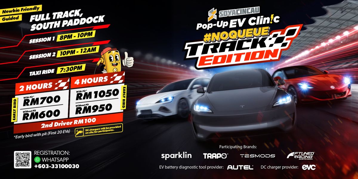SoyaCincau EV Clinic Track Edition at Sepang International Circuit: Open for Registration