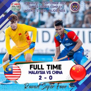 Speedy Tigers bermandi peluh kalahkan China
