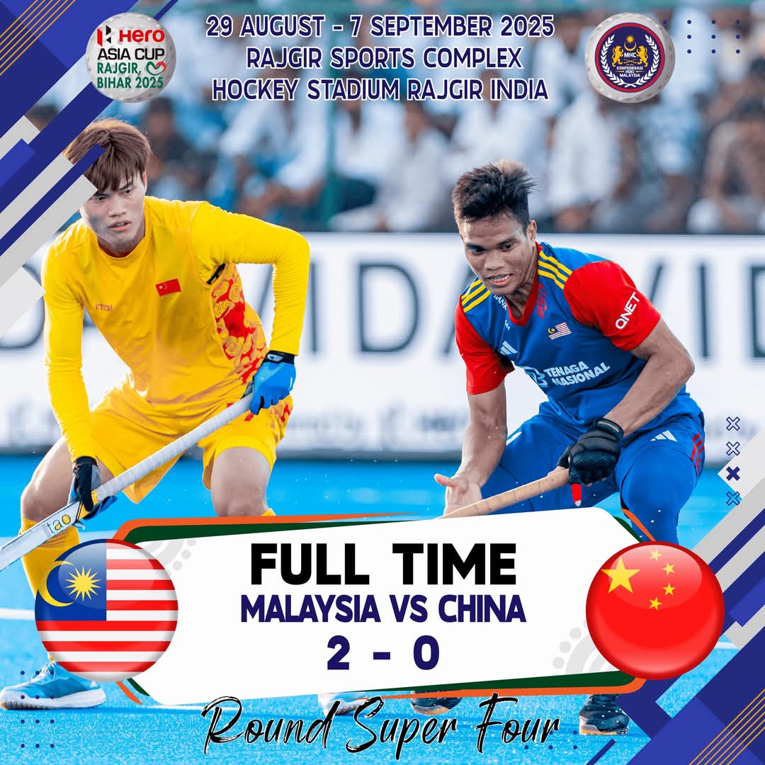 Speedy Tigers bermandi peluh kalahkan China
