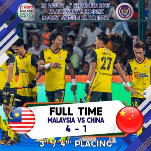 Speedy Tigers muncul pasukan ketiga terbaik Piala Asia 2025