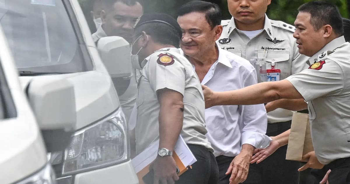 Thai ex-PM Thaksin begins first full day in prison