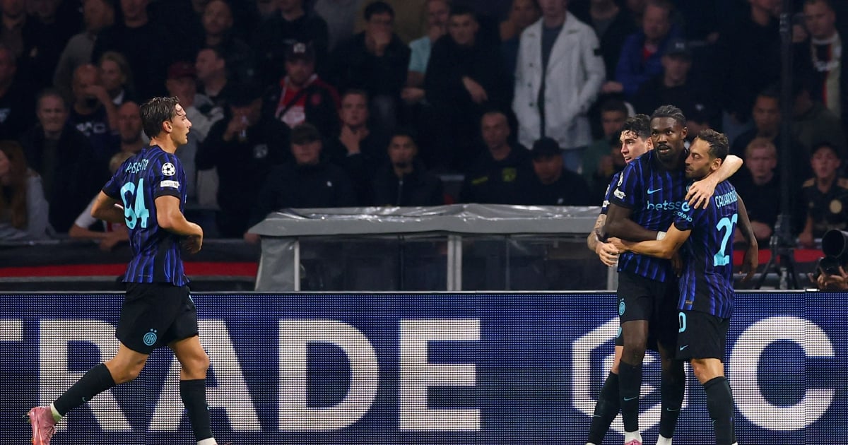 Thuram grabs double as Inter ease past hosts Ajax