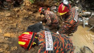 Two more killed in Papar landslides, death toll rises to four