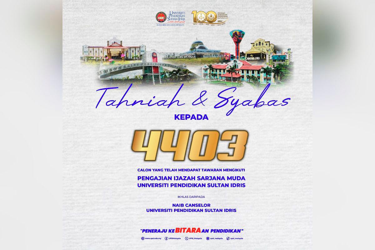 UPSI welcomes 4,403 new undergraduates for September 2025 intake