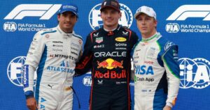 Verstappen on pole in Baku after Piastri and Leclerc crash