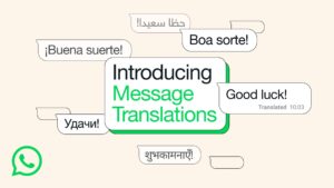 WhatsApp message translation