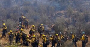 Wildfires blaze across California Gold Country, ravage historic town