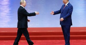 Xi and Putin take swipe at West during China’s regional summit