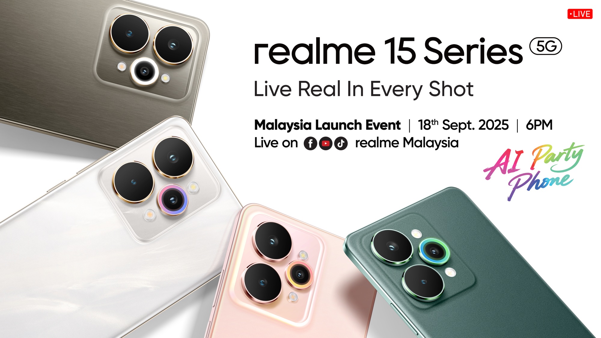 realme 15 Series Launch Event KV