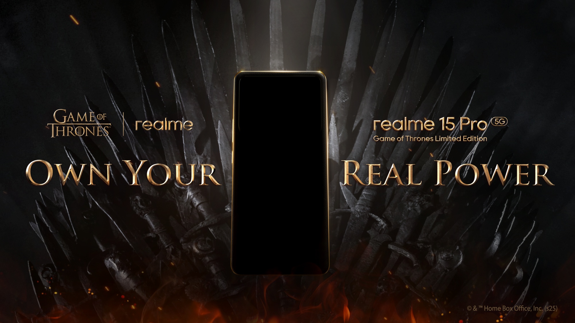 realme 15 pro game of thrones limited edition teaser