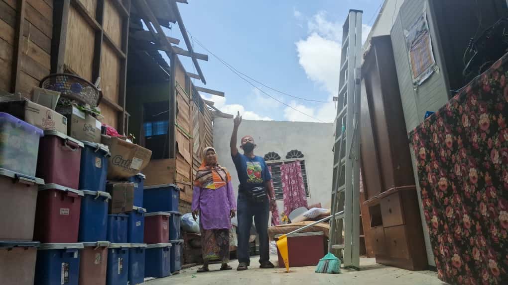 150 buah rumah dibadai ribut di Kemaman