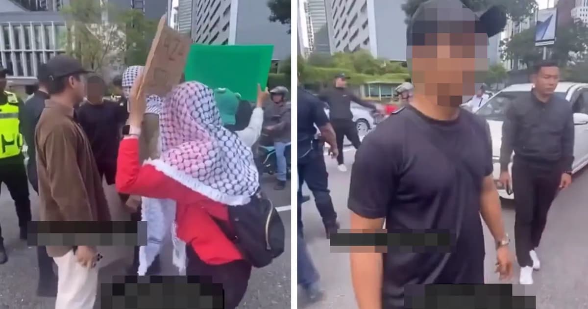 2 arrested during protest in front of US embassy