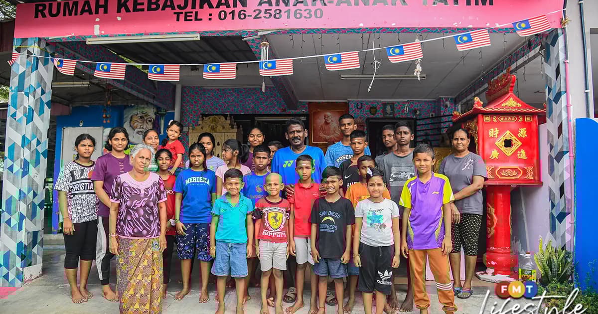 30 children, one father, and a festival of hope