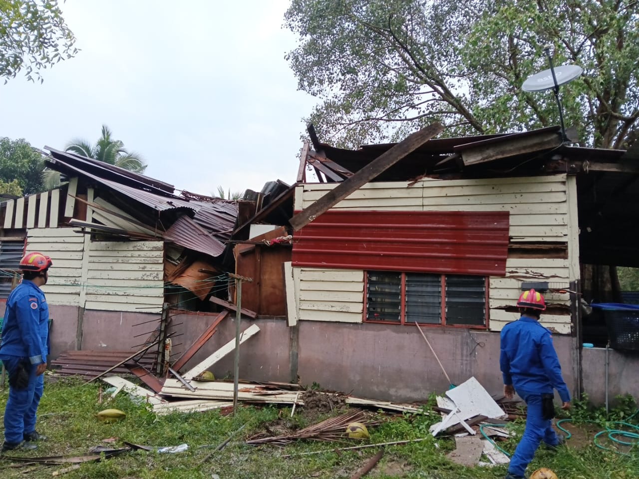 8 rumah rosak dilanda ribut di Raub