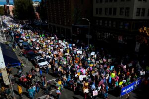 Anti-Trump ‘No Kings’ protests draw millions across all 50 US states