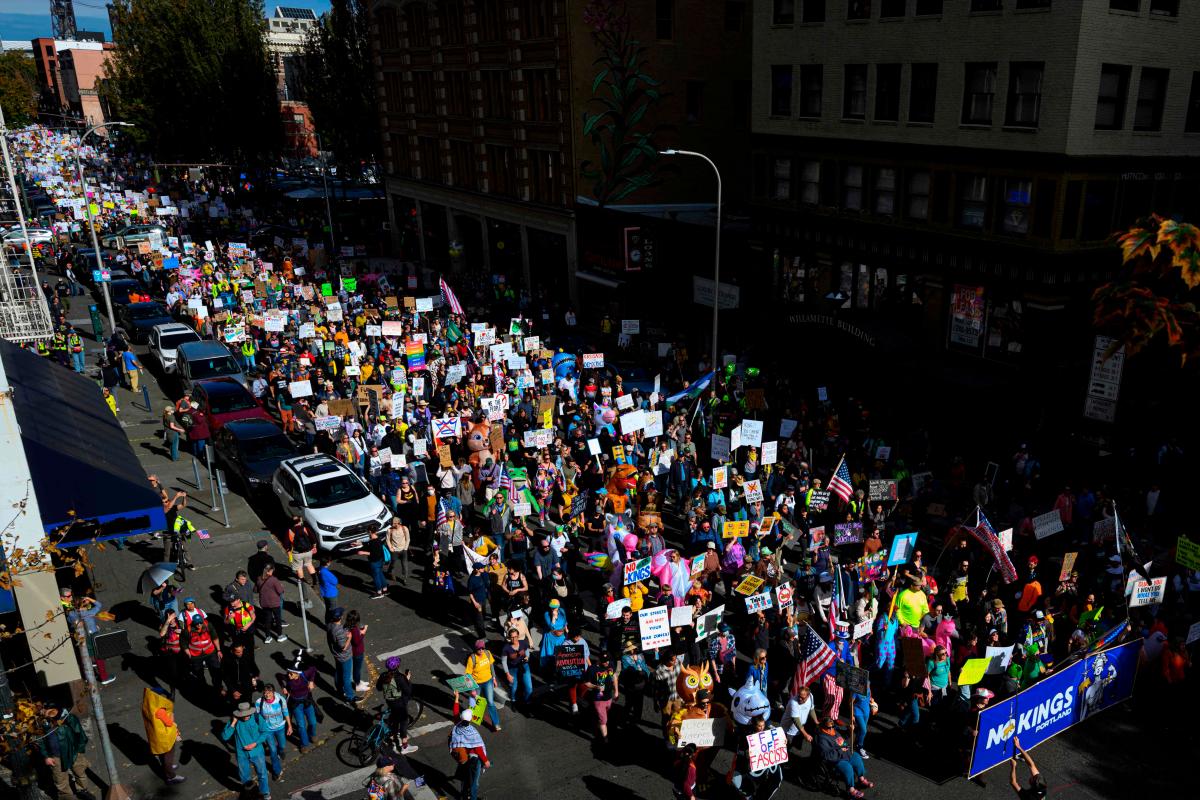 Anti-Trump ‘No Kings’ protests draw millions across all 50 US states