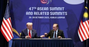 Anwar jokes about getting 'White House pen' in playful banter with Trump at deal signing