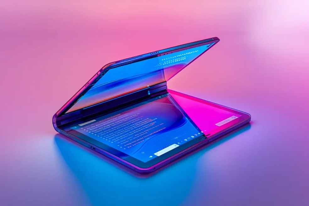 Foldable iPad MacBook render