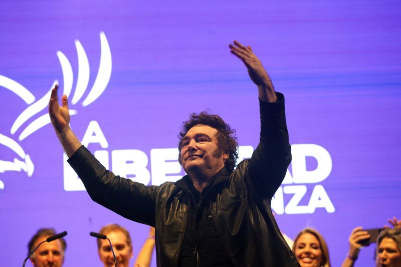 Argentines vote in high-stakes test of Milei's libertarian vision