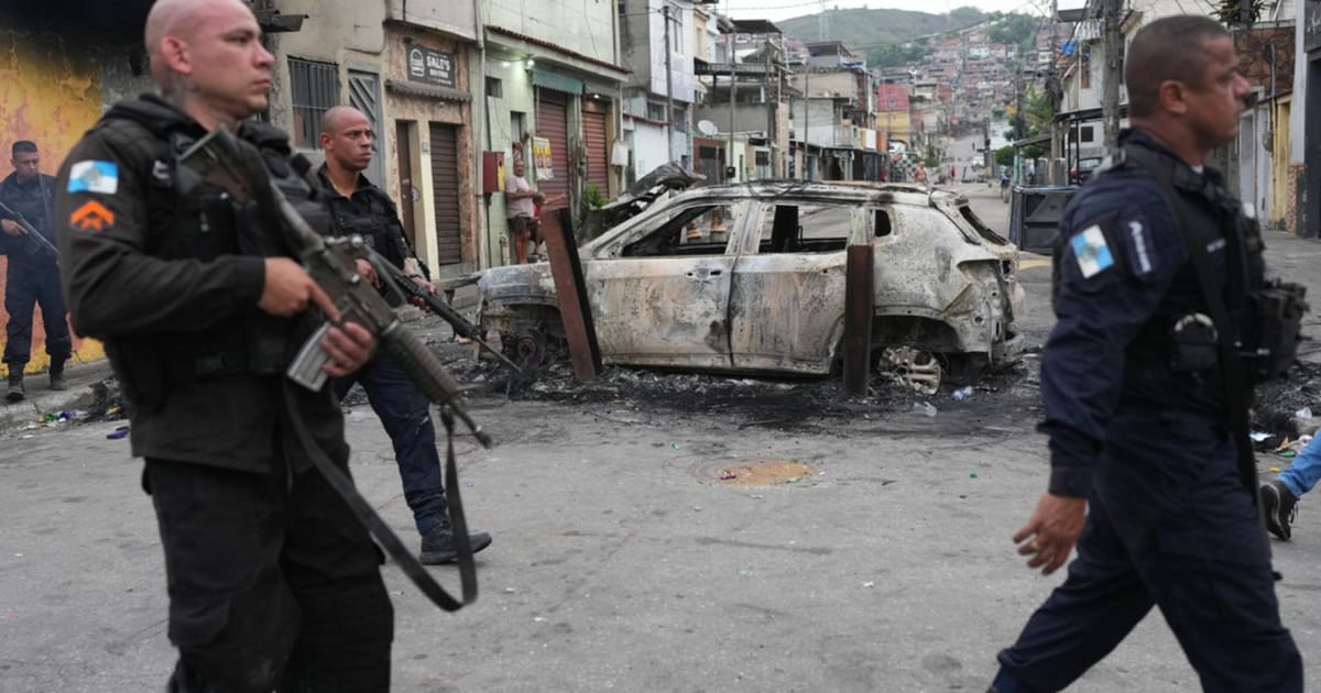 At least 64 killed in war-like Rio drug raids