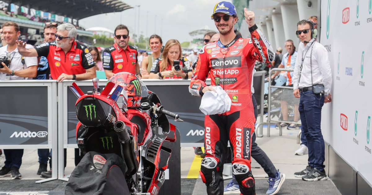 Bagnaia claims Sepang sprint victory