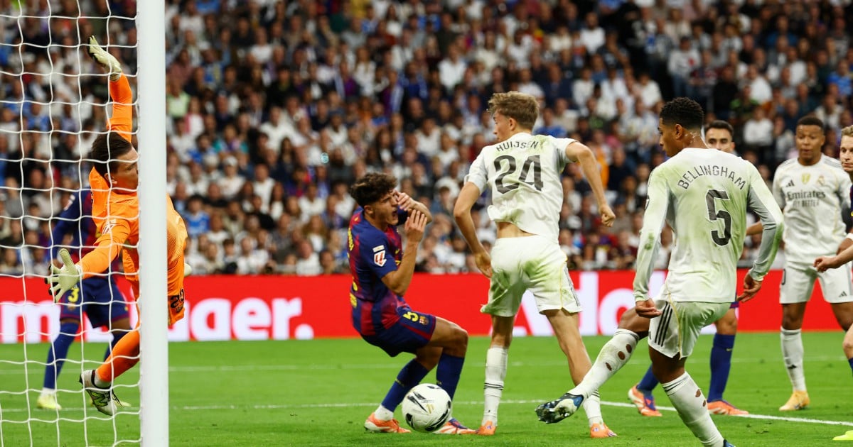 Bellingham and Mbappe fire Madrid past Barca in tense Clasico