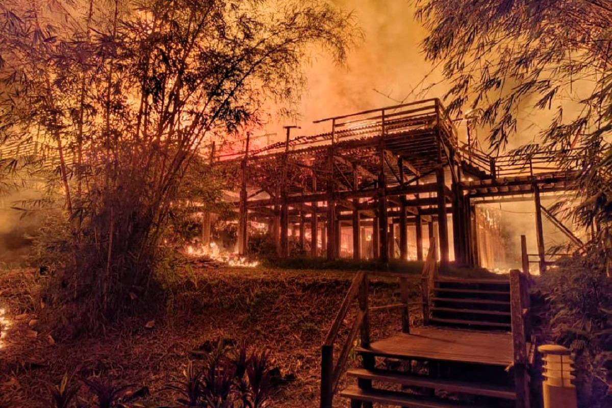 Bidayuh barok destroyed in Sarawak Cultural Village fire