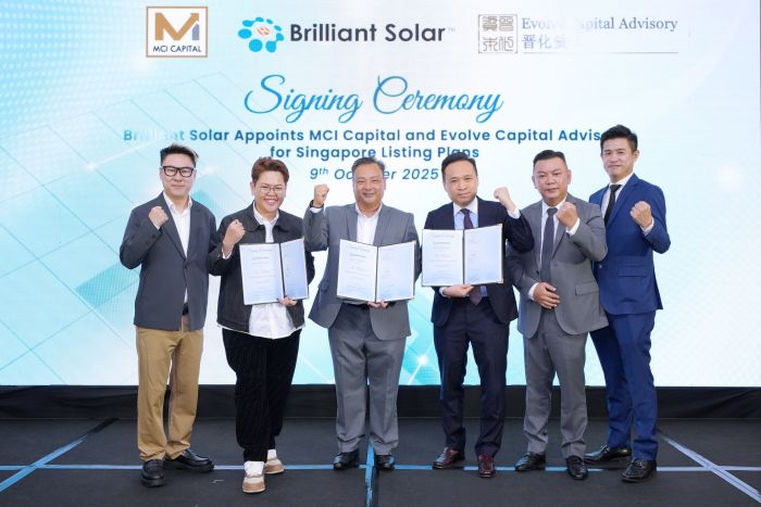 Brilliant Solar rancang penyenaraian di Singapura, lantik dua penasihat kewangan