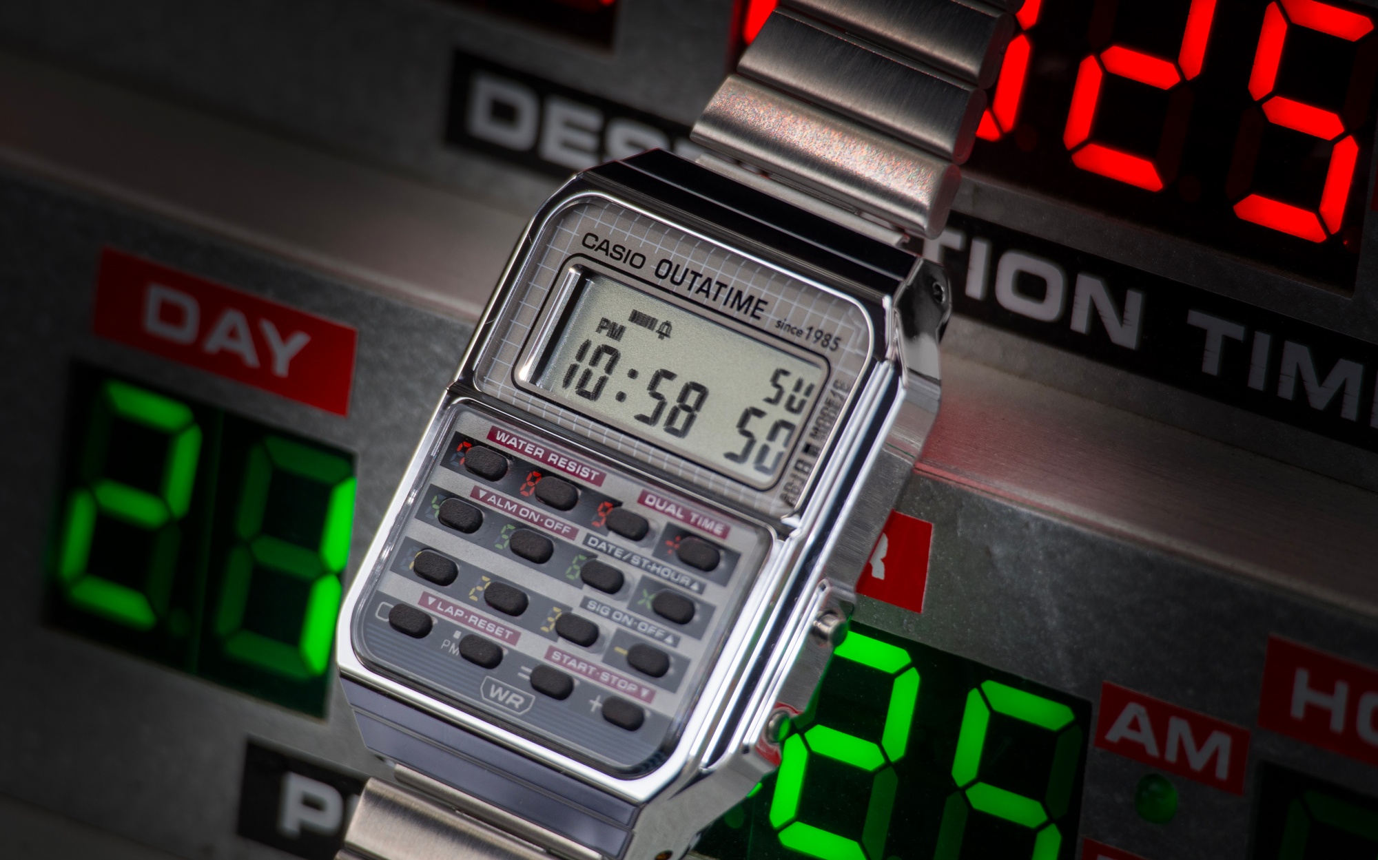 casio back to the future calculator watch
