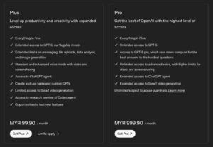 ChatGPT Mula Guna Matawang Tempatan Untuk Caj Langganan – ChatGPT Plus Berharga RM99.90 Sebulan