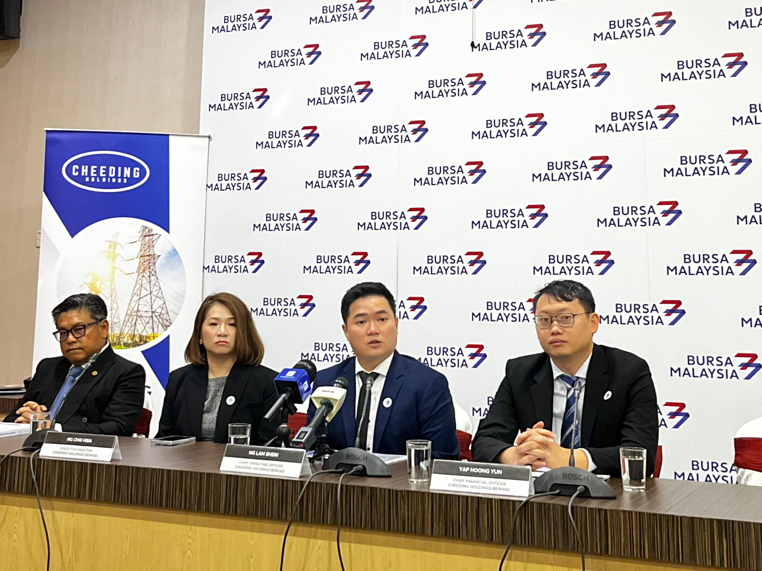 Cheeding Holdings bermula cemerlang di Pasaran ACE