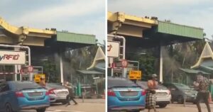 Cops probe row between two drivers at toll plaza