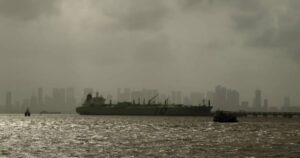 Dark ship appears to transfer sanctioned Russian LNG off Malaysia