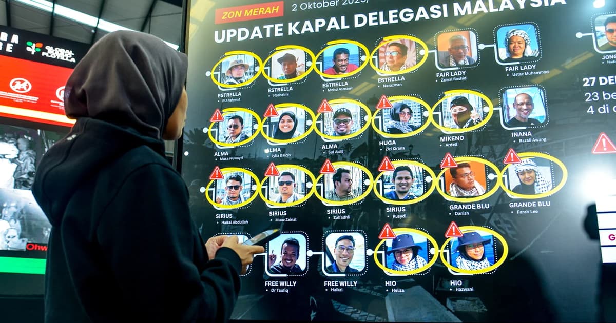 Detained GSF activists arrive at port of Ashdod in Israel