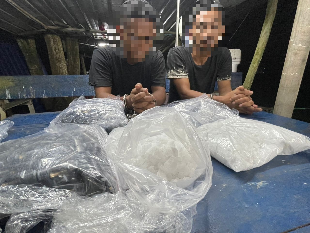 Dua lelaki Indonesia ditahan cuba seludup dadah bernilai RM165,000