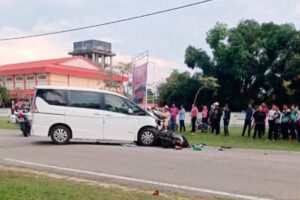Dua pelajar tingkatan satu maut motosikal langgar kereta di Jertih