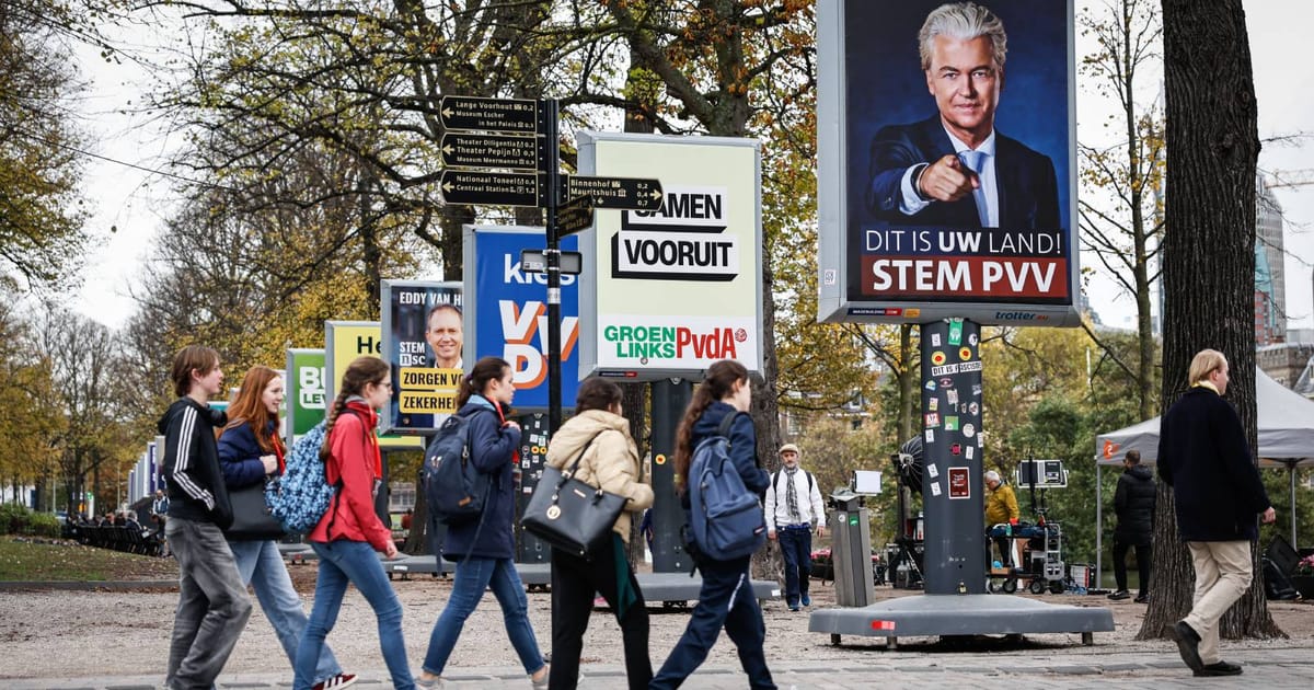 Exit poll suggests centrists win Dutch vote, beating far right