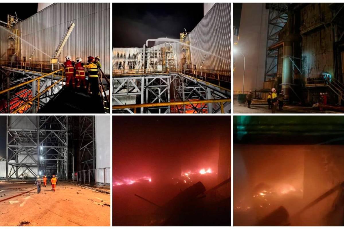 Fire destroys 70% of Tanjung Bin power plant FGD section in Johor