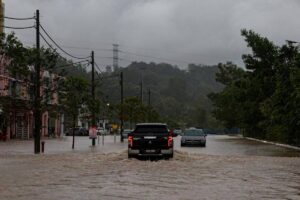 Flash flood hits Kampung Tun Sardon in Penang after heavy rain